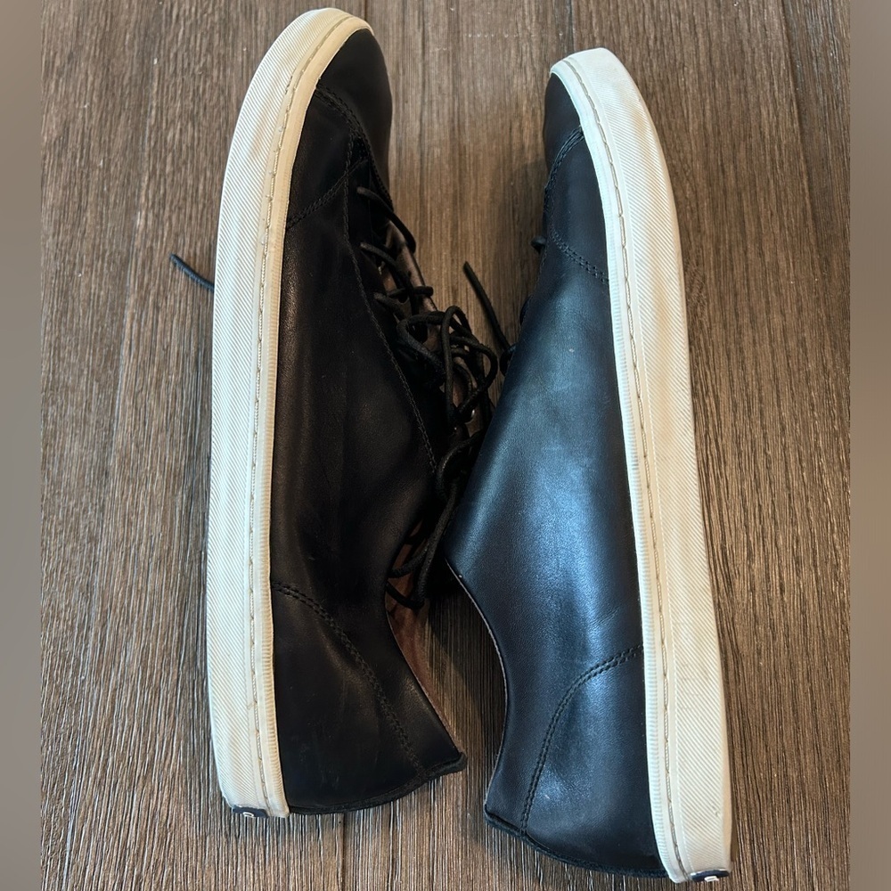 Cole Hahn Men’s Black Leather Lace Up Sneakers. Size 13 - Picture 6 of 9